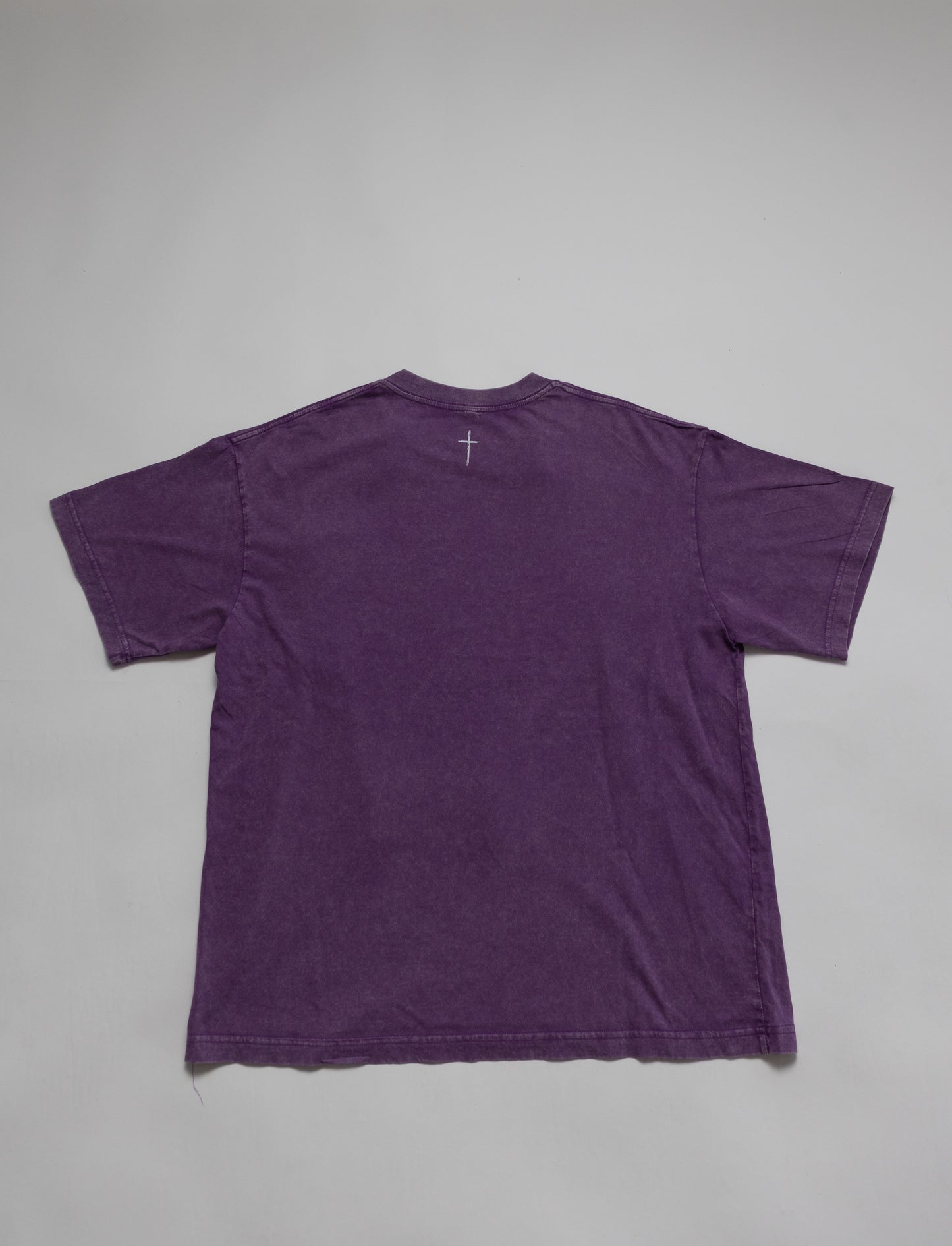 ACID WASH OVERSIZED T - Dark Purple