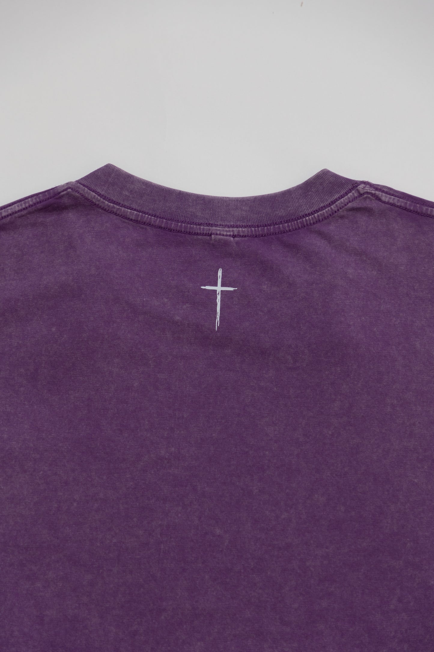 ACID WASH OVERSIZED T - Dark Purple