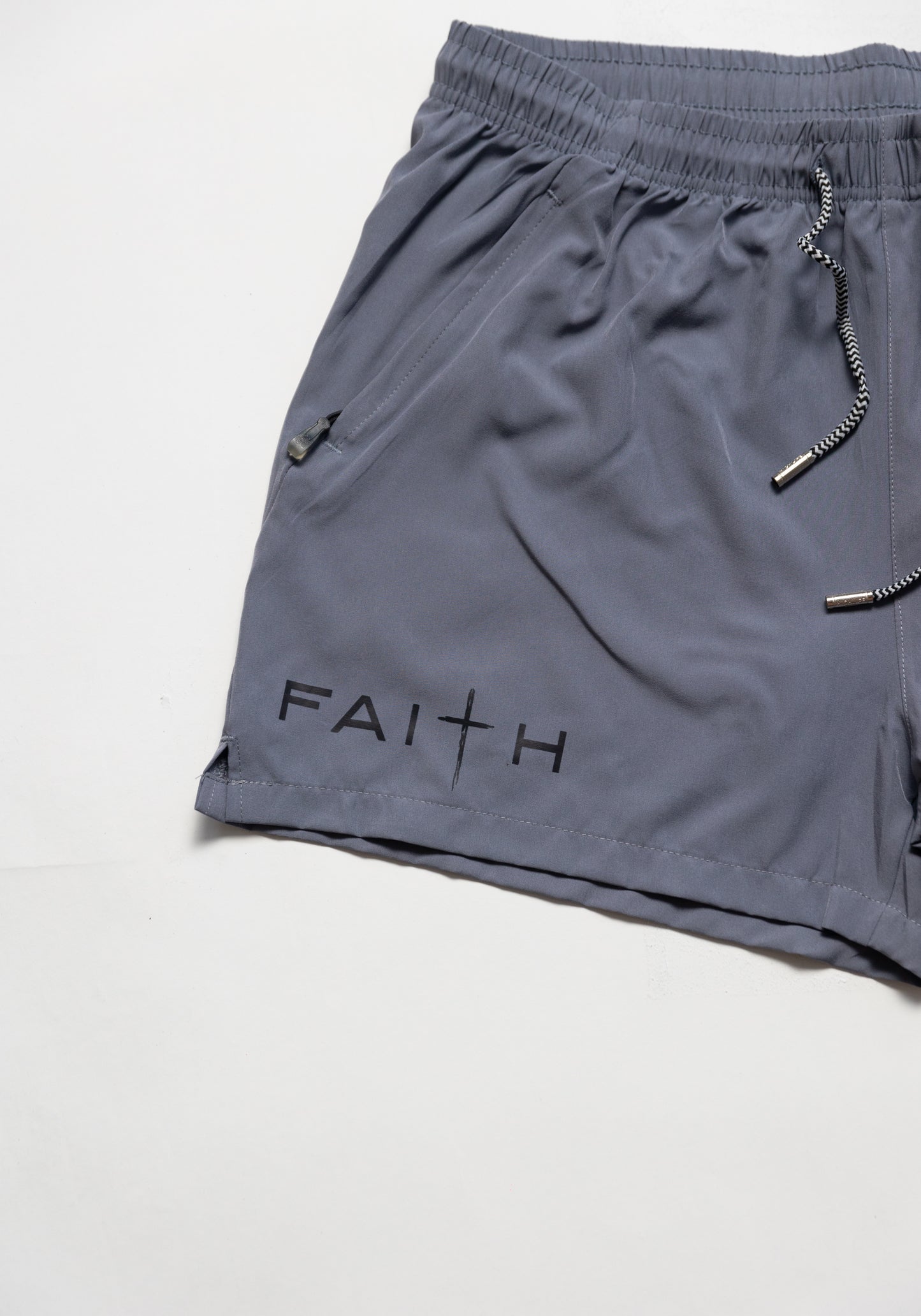 ACTIVEWEAR SHORTS - GREY