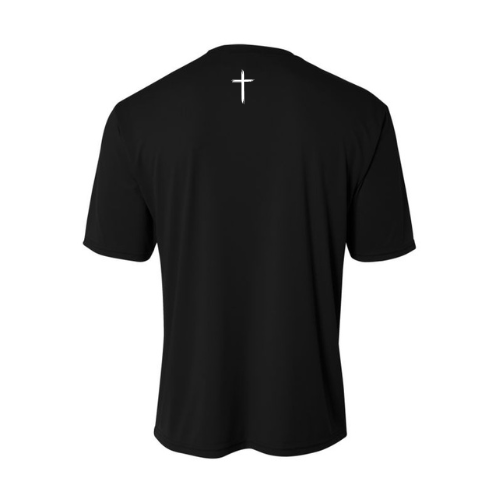 ACTIVEWEAR COMPRESSION T-SHIRT - BLACK