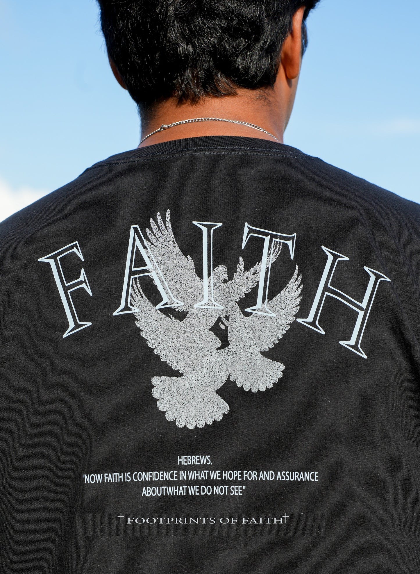 Built By Faith Relaxed Long Sleeve T - BLACK
