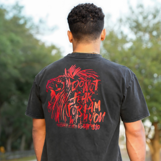 ISAIAH 41:10 ACID WASH OVERSIZED T