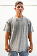 Acid Wash Tee - Grey