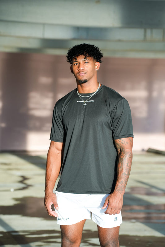 ACTIVEWEAR COMPRESSION T-SHIRT - BLACK