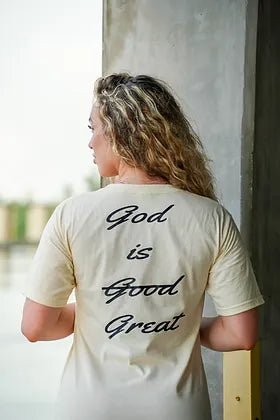 GOD IS GREAT T-SHIRT - TAN