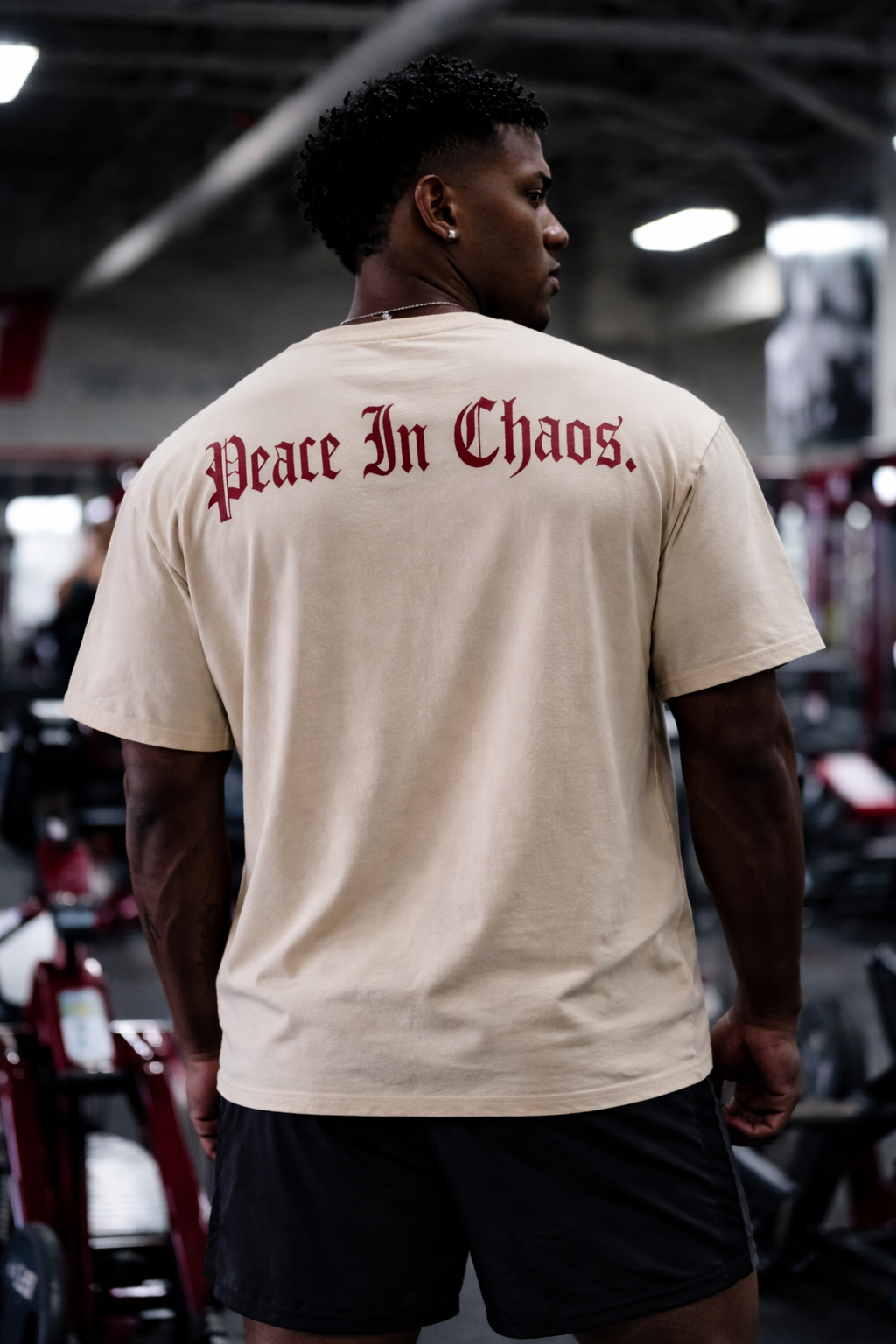 Peace In Chaos Tan Tee - Limited Collection