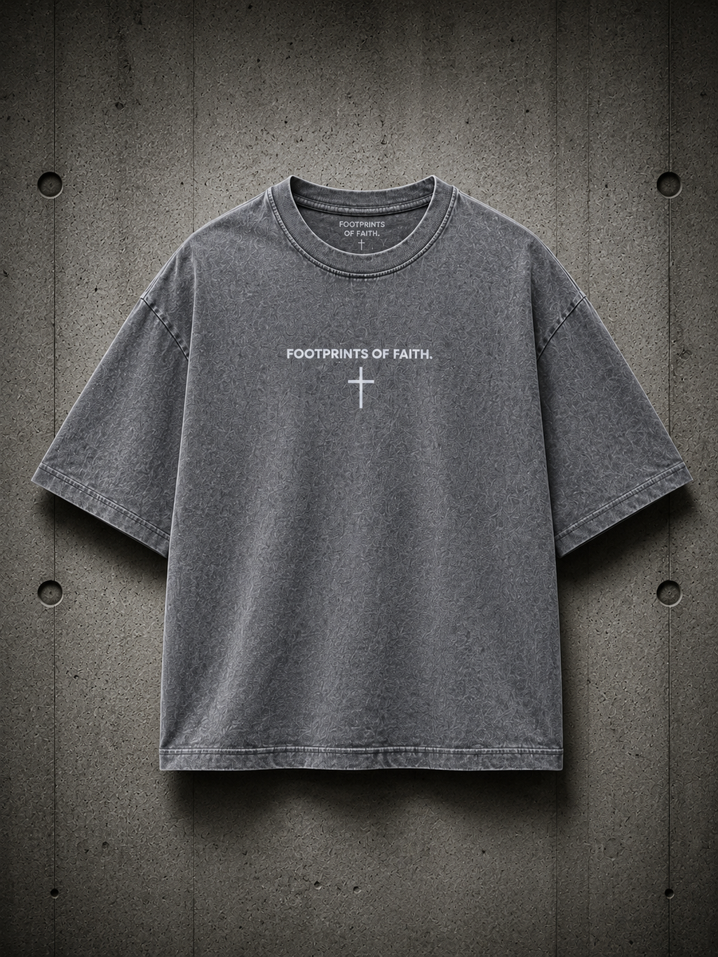 Strength Through Christ Tee - Grey
