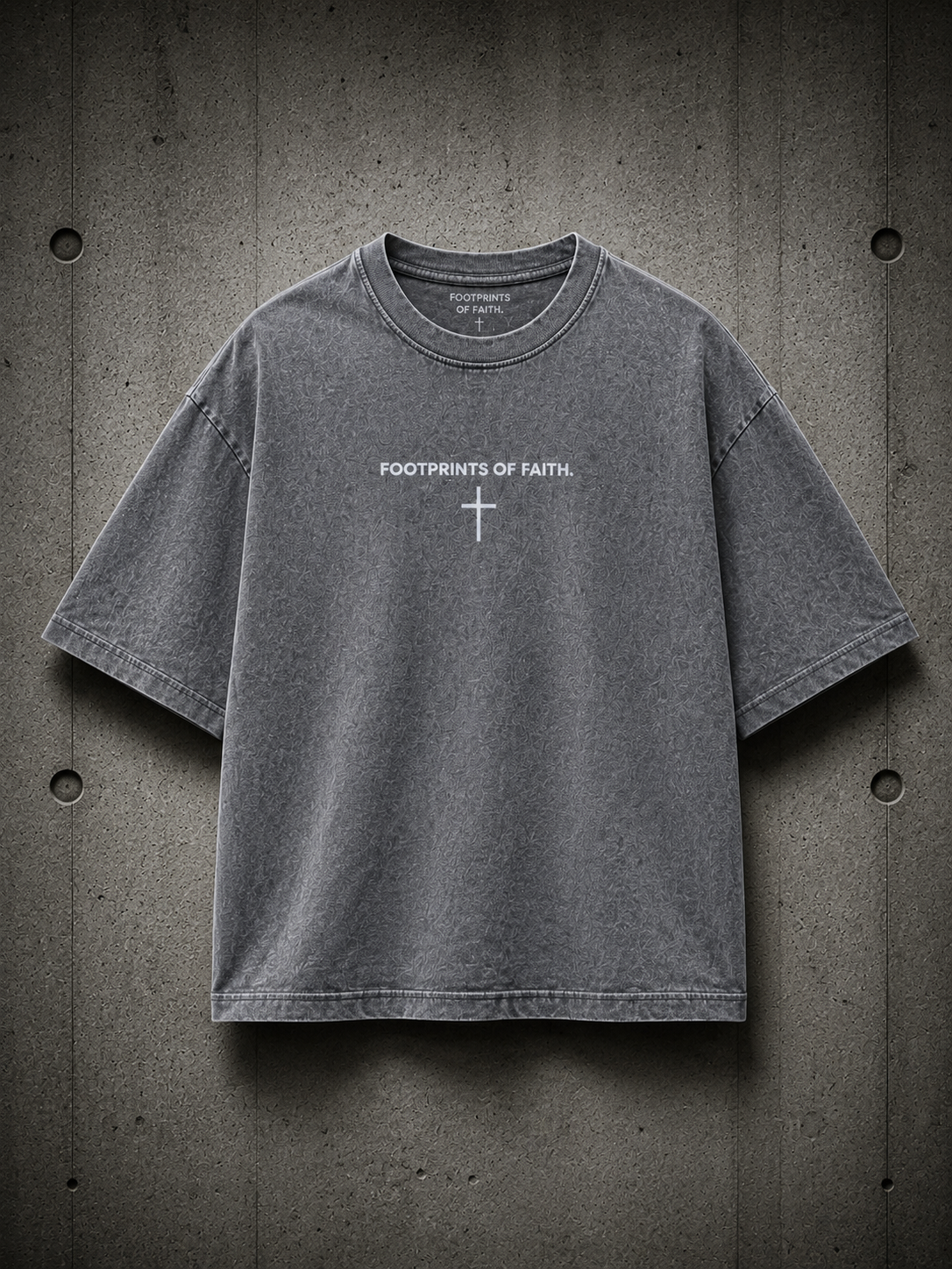 Strength Through Christ Tee - Grey