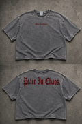 Peace In Chaos Grey Tee - Limited Collection