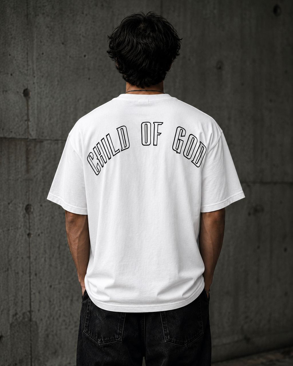 CHILD OF GOD HEAVYWEIGHT TEE - white