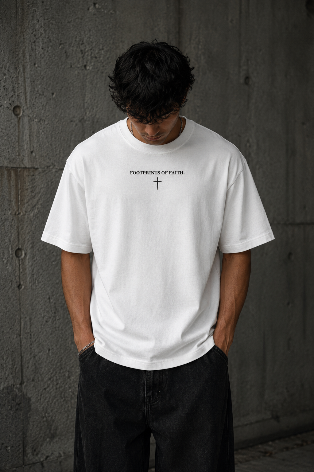 CHILD OF GOD HEAVYWEIGHT TEE - white