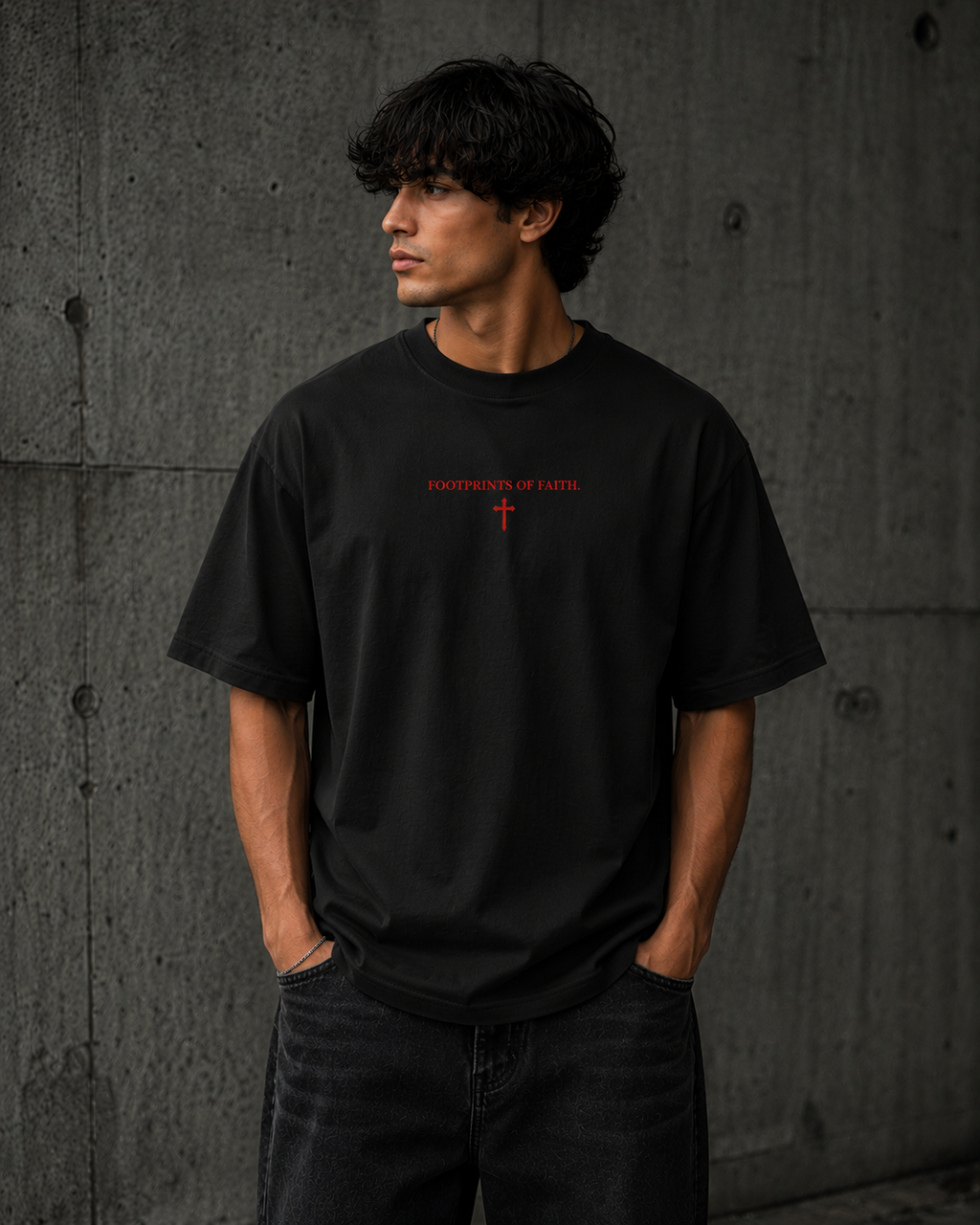 CHILD OF GOD HEAVYWEIGHT TEE - black