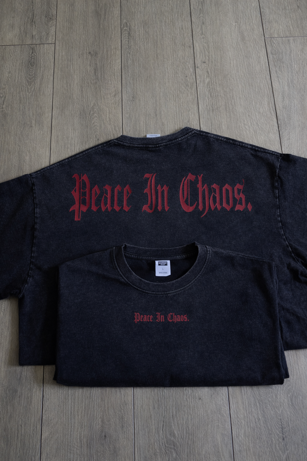 Peace In Chaos Black Tee - Limited Collection