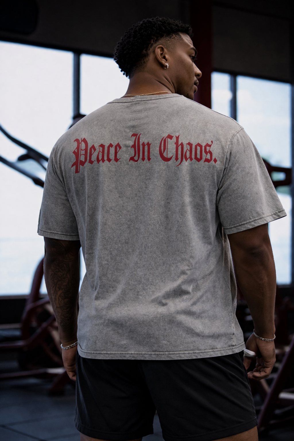 Peace In Chaos Grey Tee - Limited Collection