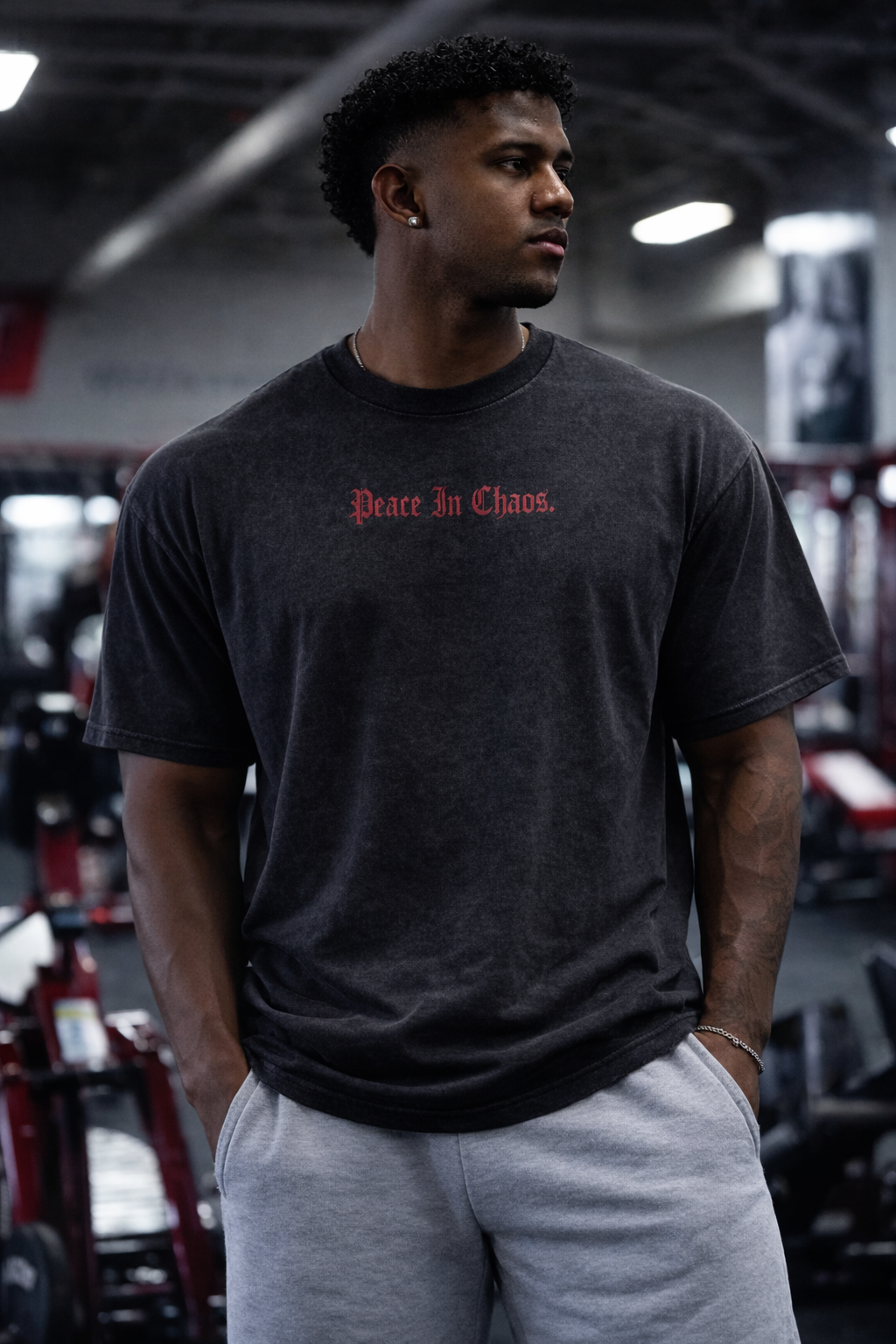 Peace In Chaos Black Tee - Limited Collection