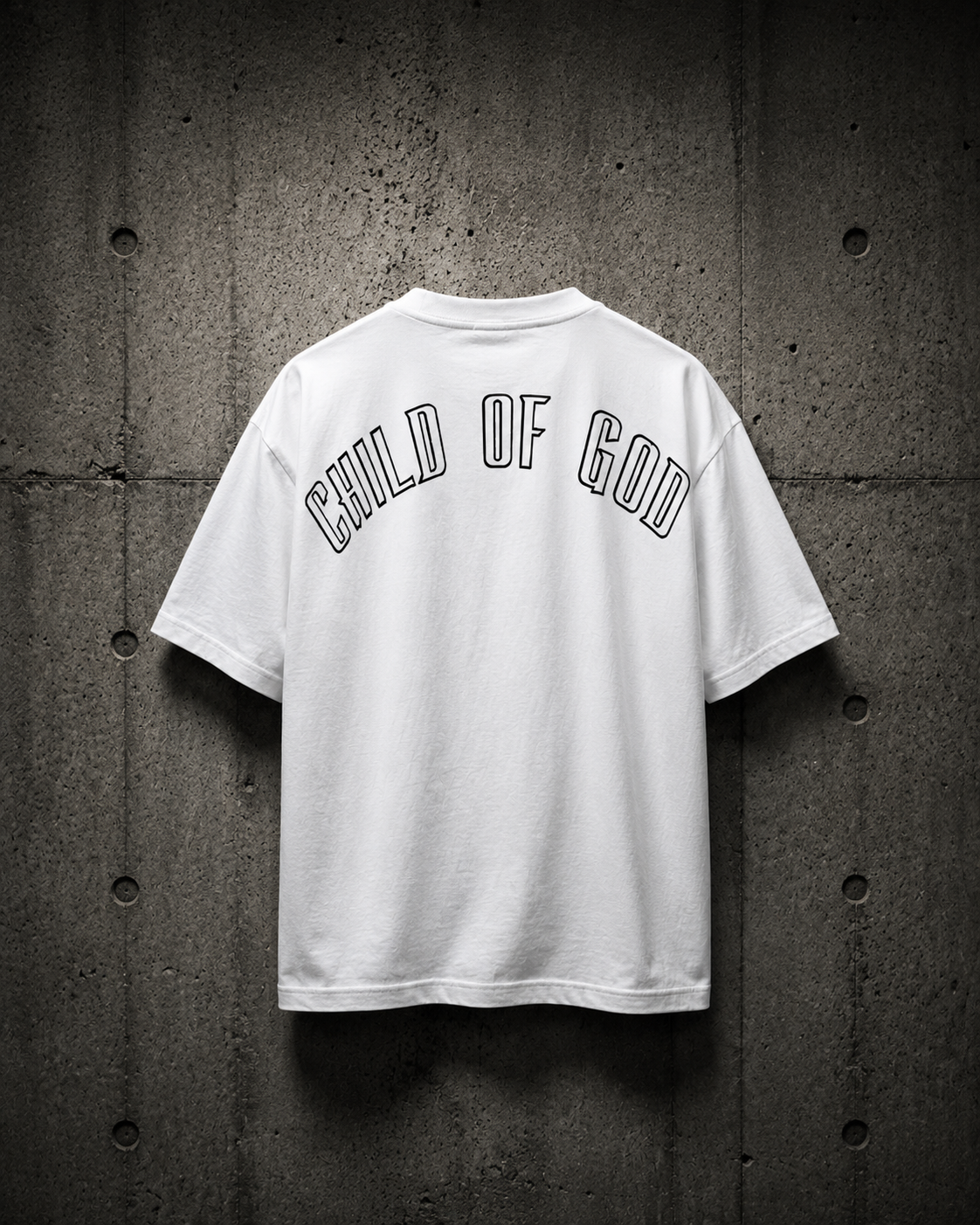 CHILD OF GOD HEAVYWEIGHT TEE - white