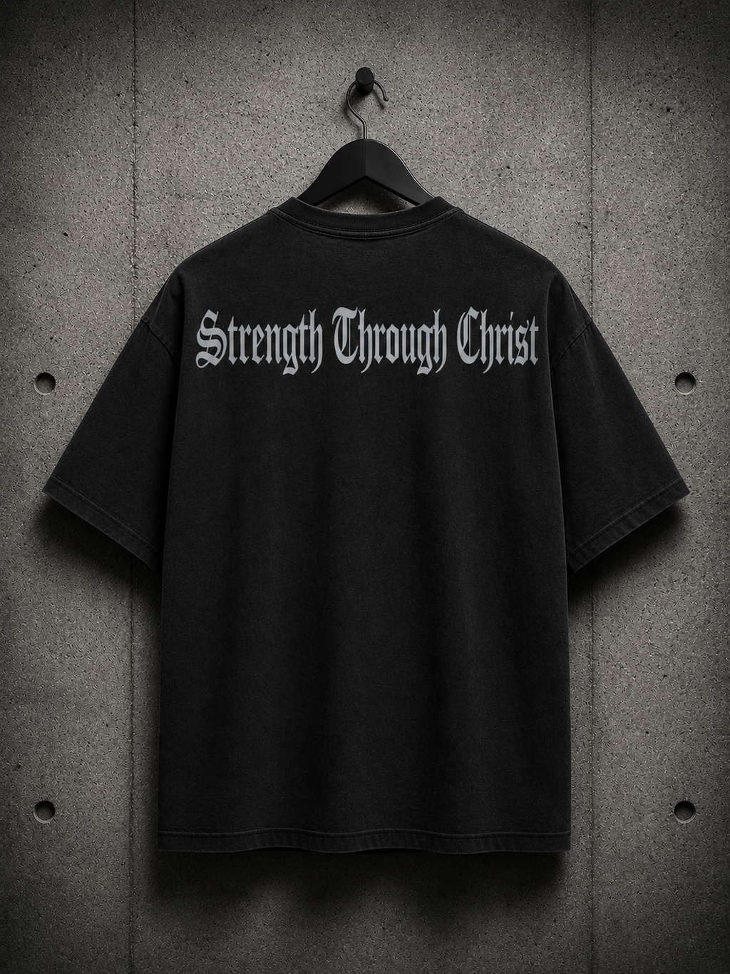 Strength Through Christ Tee - Black