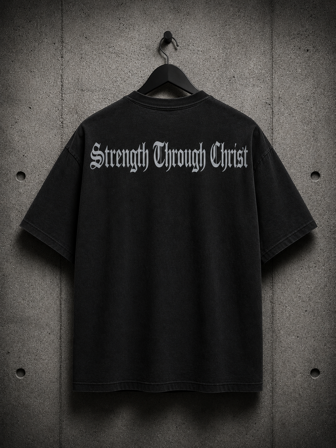 Strength Through Christ Tee - Black