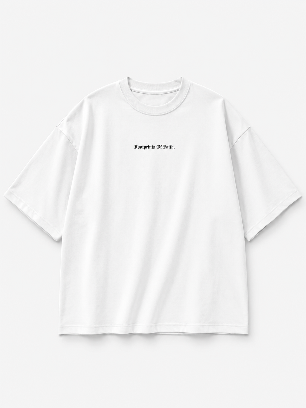 ''SAVED'' BY THE LORD BOXY TEE - WHITE