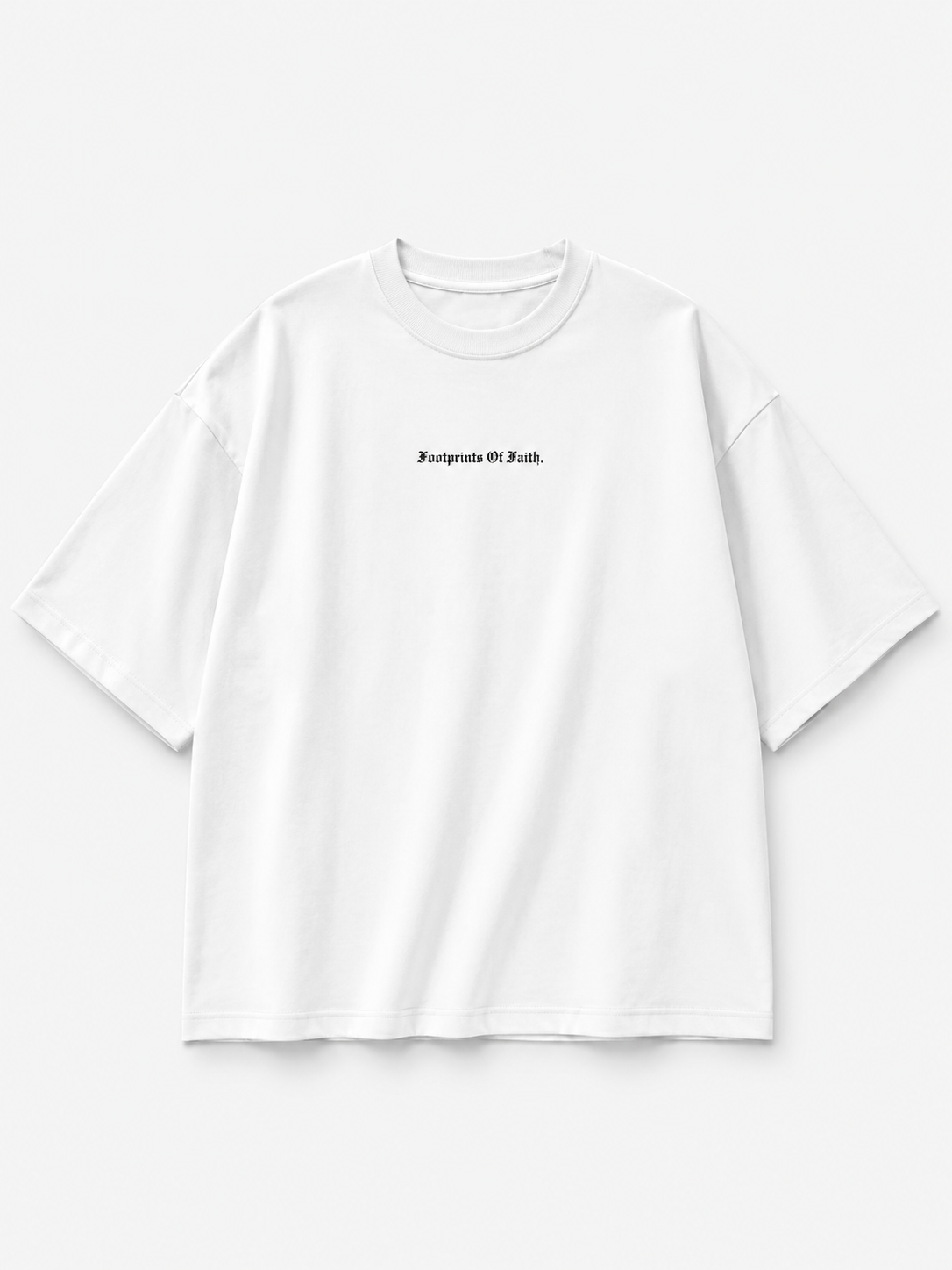 ''SAVED'' BY THE LORD BOXY TEE - WHITE
