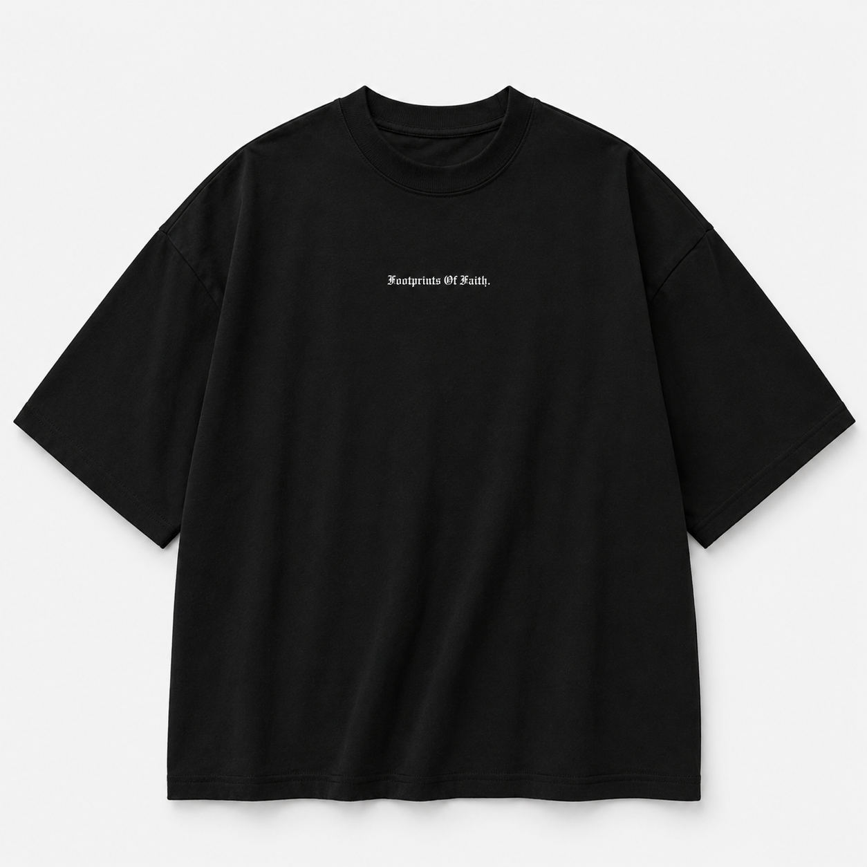 ''SAVED'' BY THE LORD BOXY TEE - BLACK
