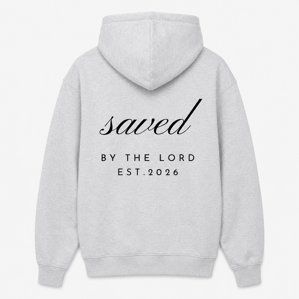 "SAVED" FLEECE ZIP UP + SWEATS SET - HEATHER