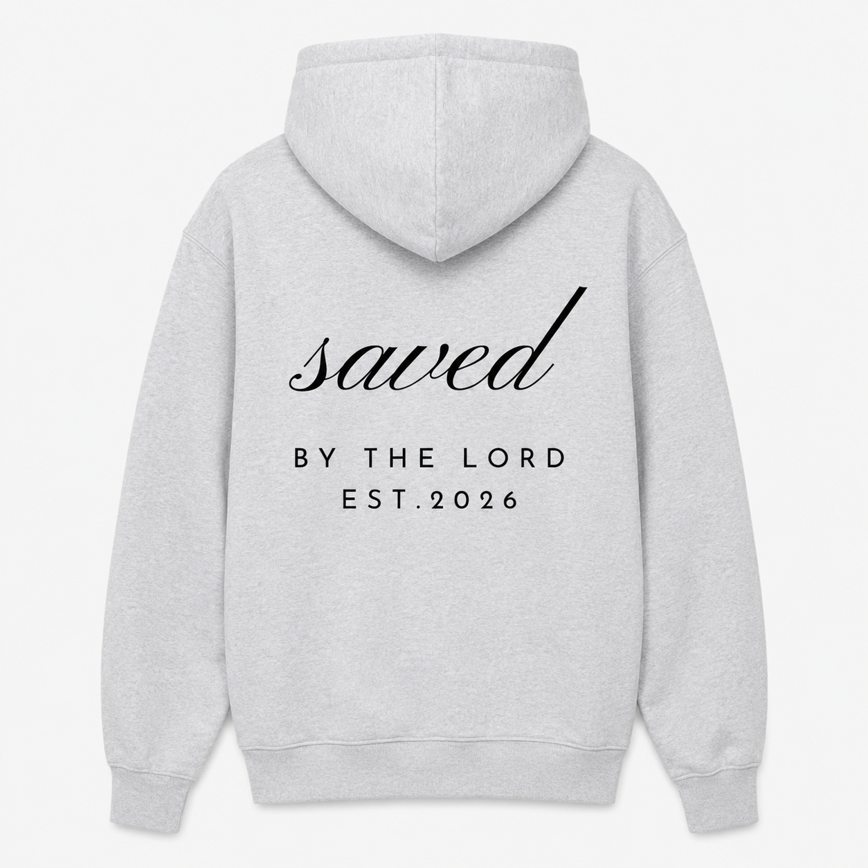 "SAVED" FLEECE ZIP UP + SWEATS SET - HEATHER