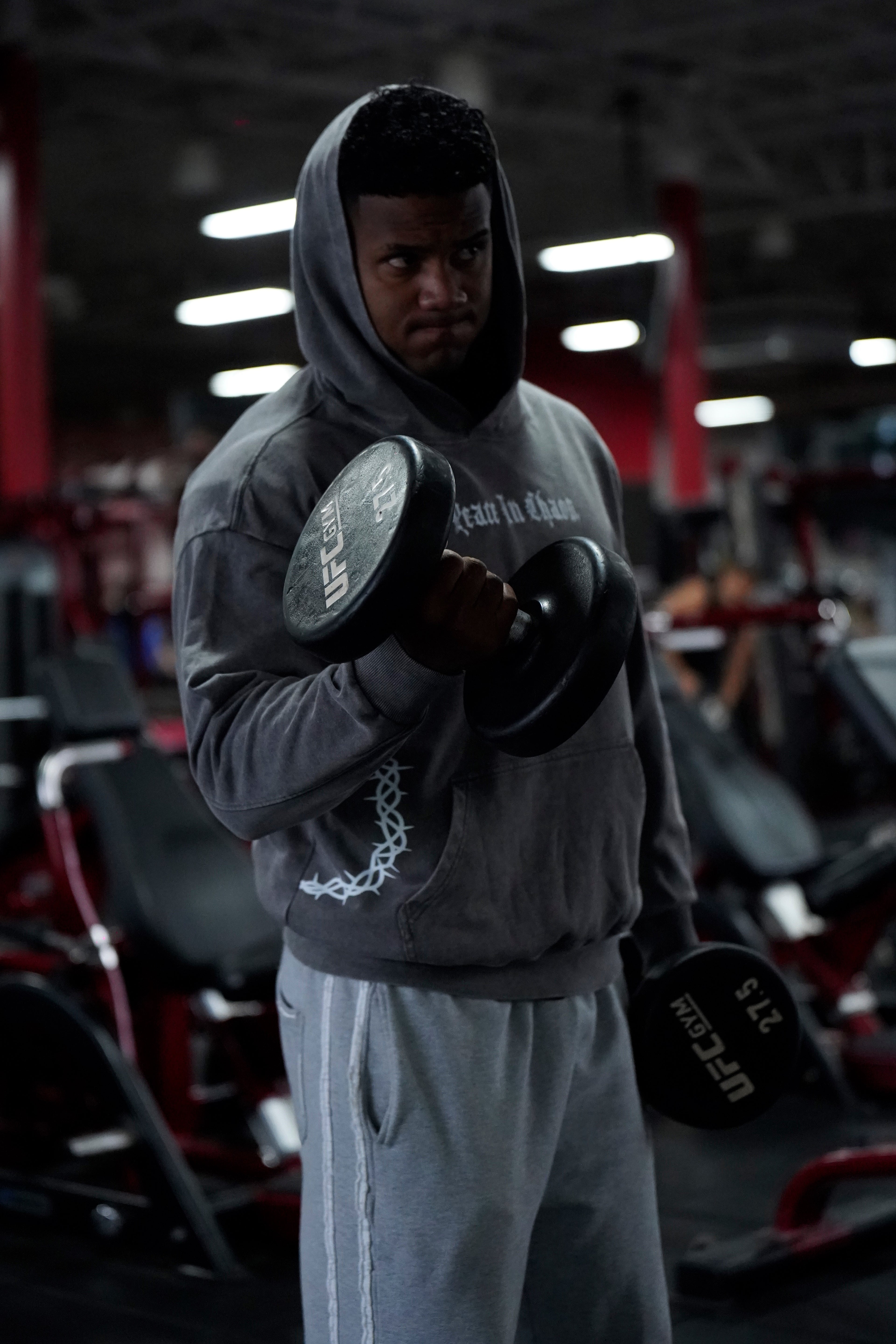 Peace In Chaos Cement Washed Hoodie - Limited Collection