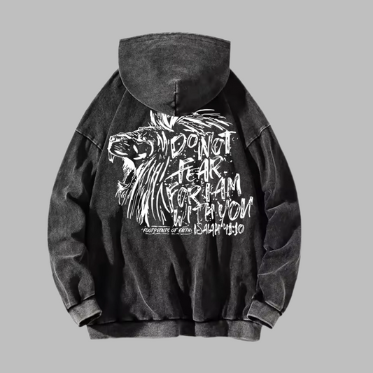 ISAIAH 41:10 PULLOVER HOODIE - Black (limited time only)