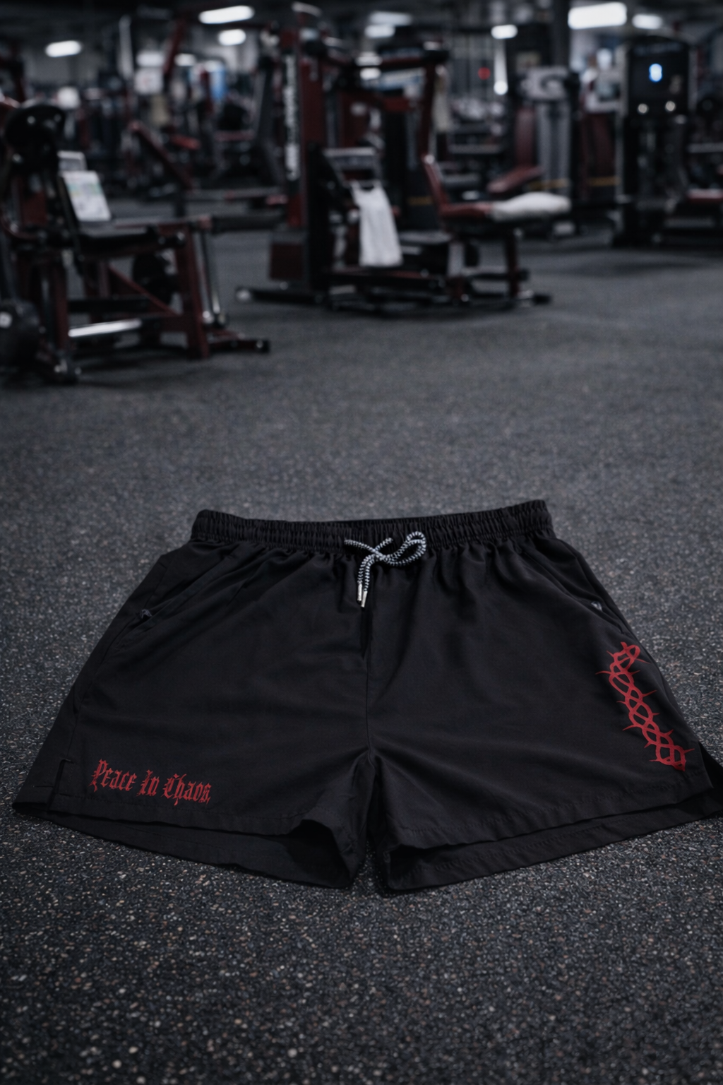 Peace in Chaos Shorts - Black