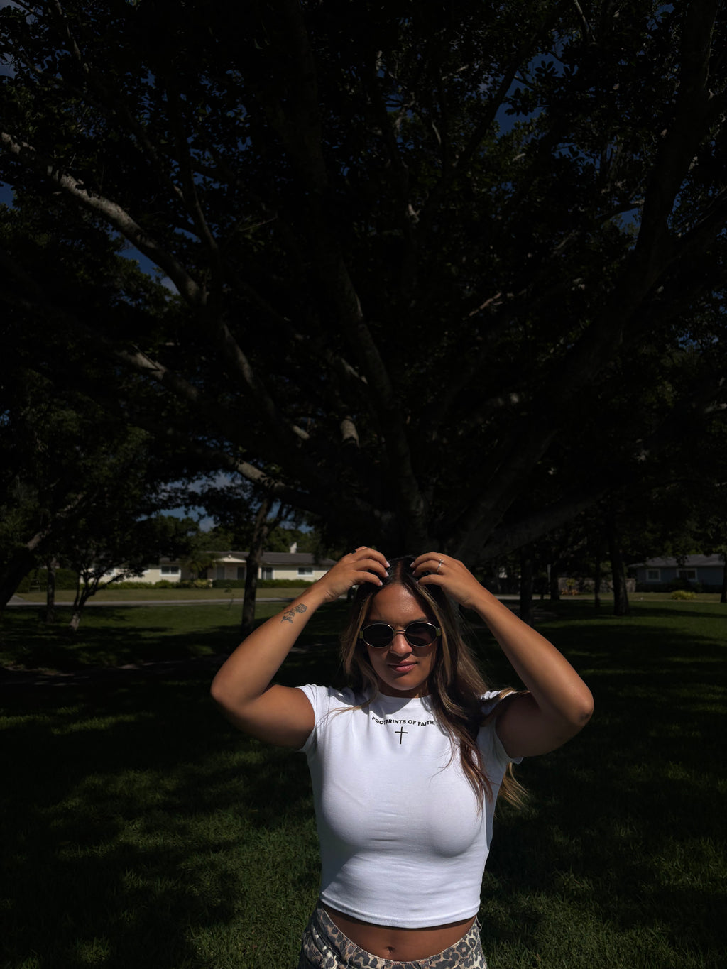 Ladies Baby Tee - White