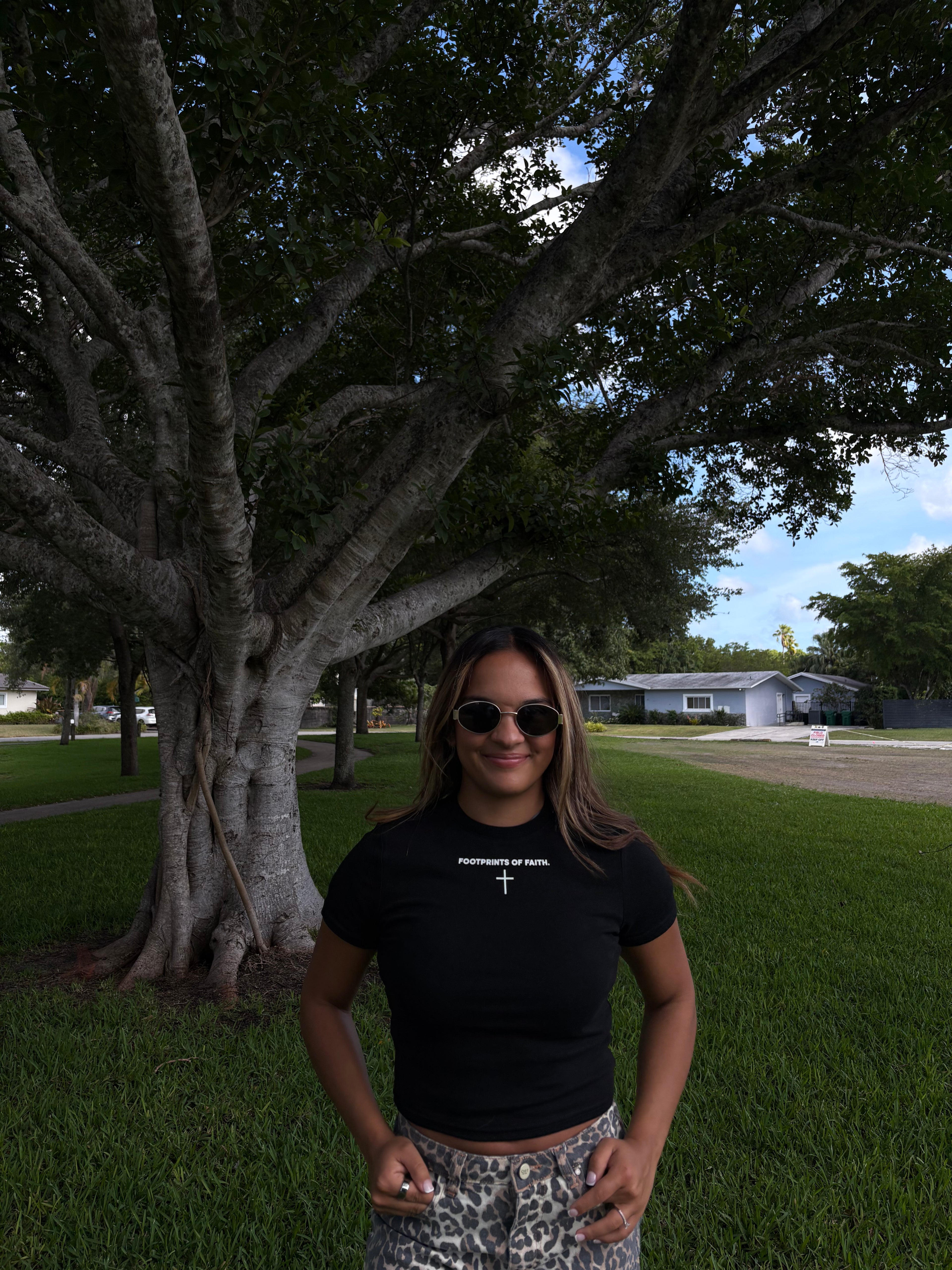 Ladies Baby Tee - Black