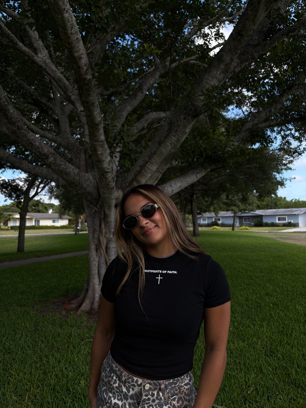 Ladies Baby Tee - Black