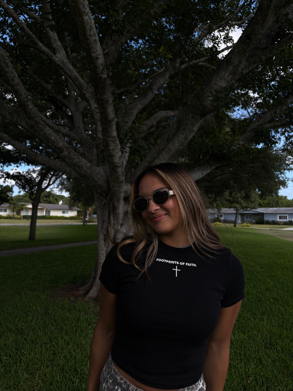 Ladies Baby Tee - Black