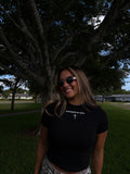 Ladies Baby Tee - Black