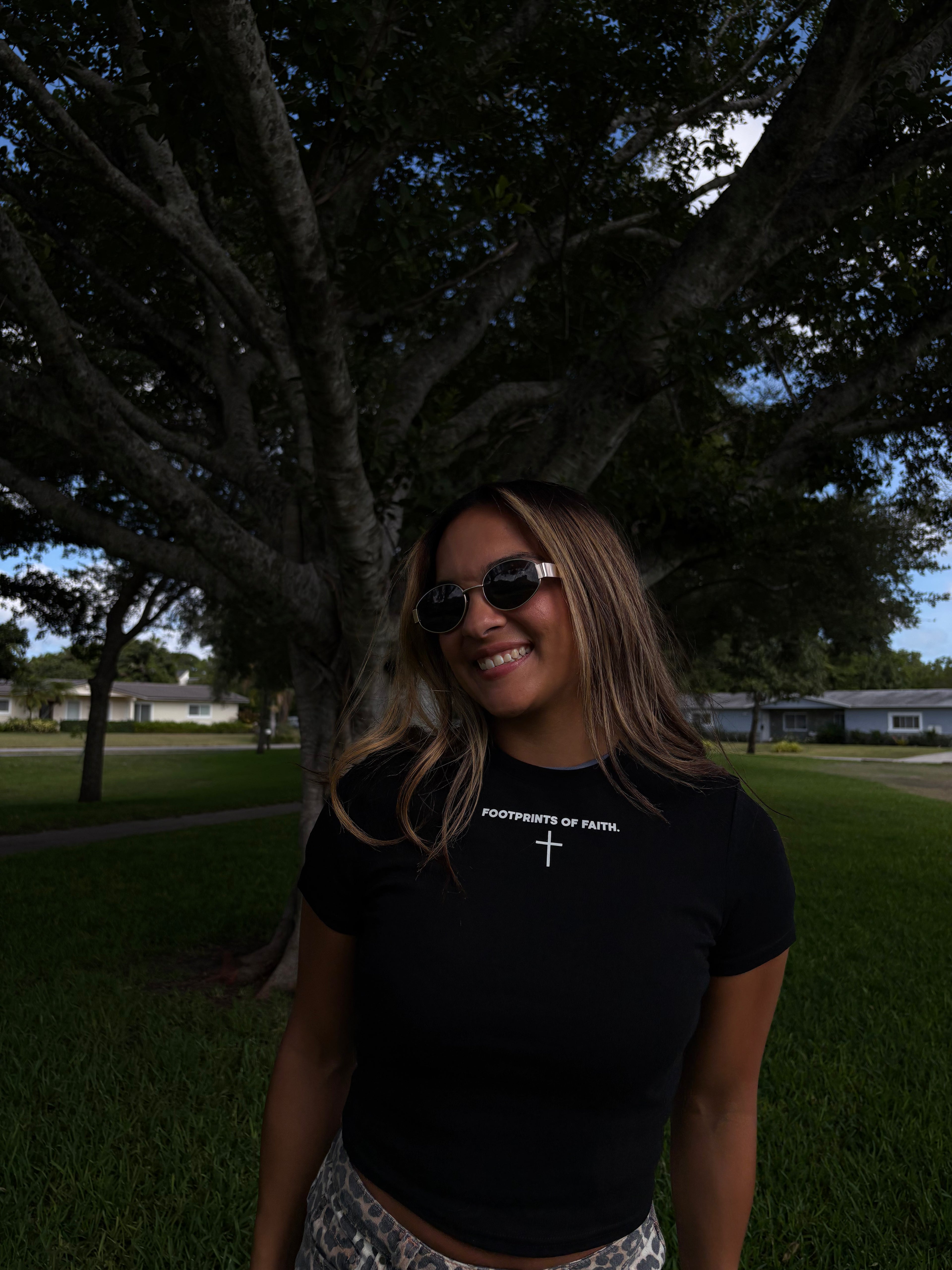 Ladies Baby Tee - Black