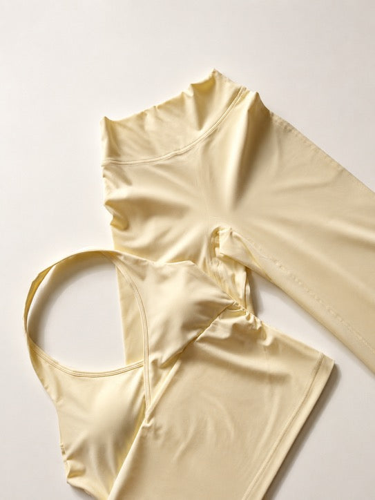 ACTS 4:12 LEGGINGS - Butter Yellow