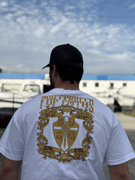 ARMOR OF GOD T-SHIRT - WHITE