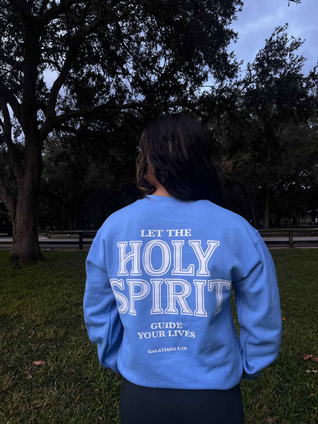SURRENDER CREWNECK - CAROLINA BLUE