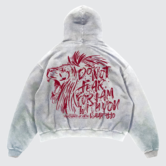 ISAIAH 41:10 PULLOVER HOODIE - GREY (limited time only)