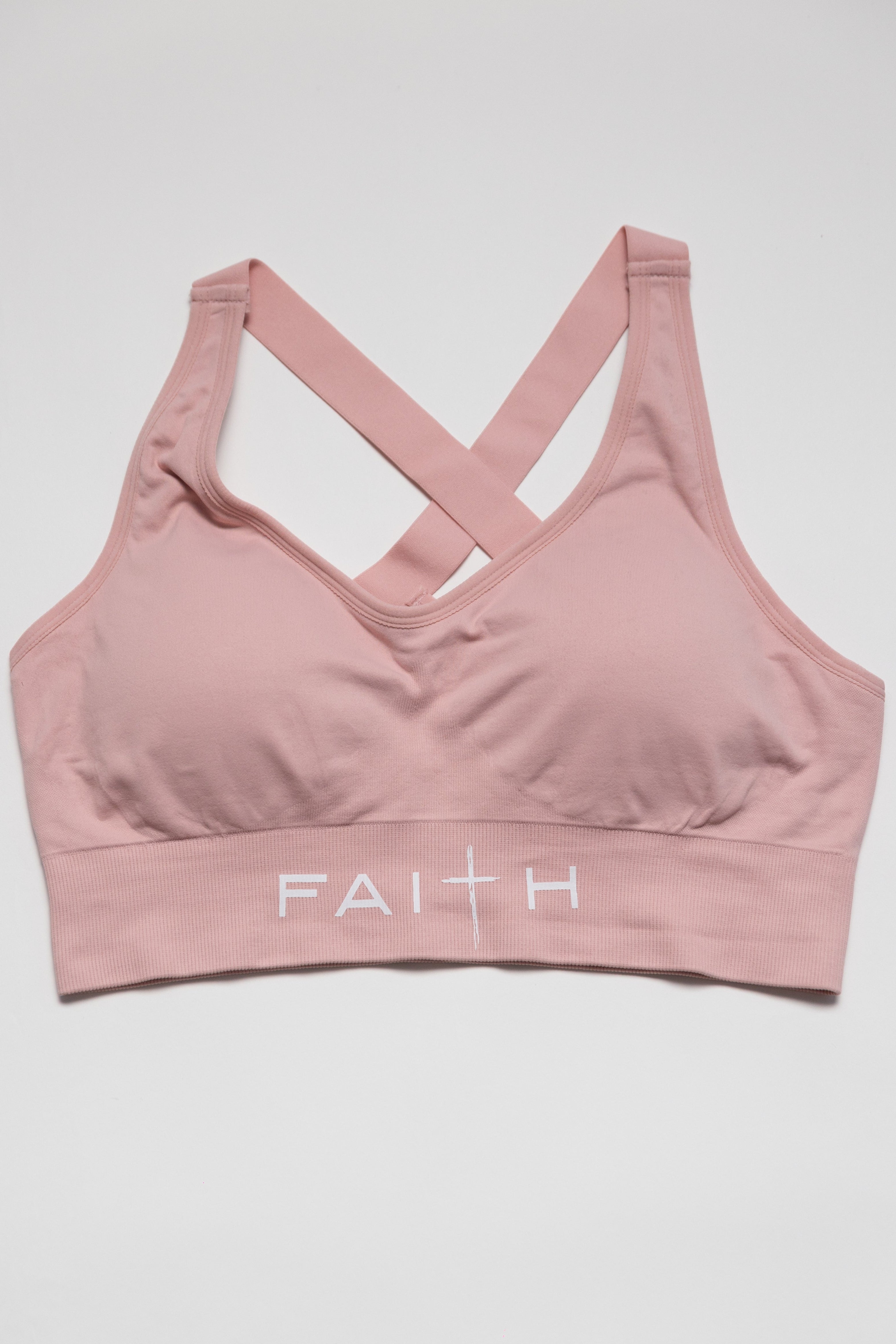 FAITH-INFUSED SPORTS BRA