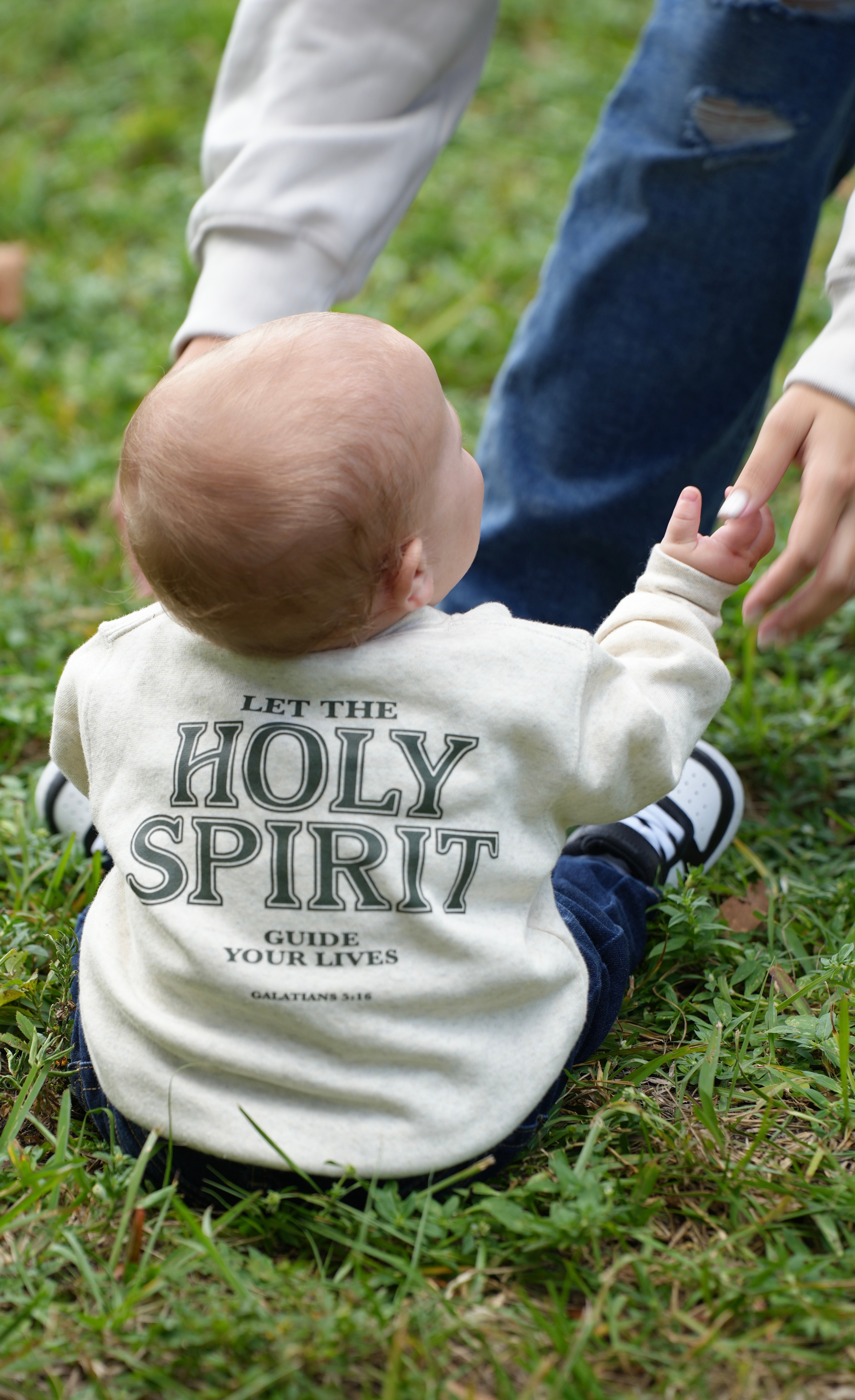 TODDLER SURRENDER CREWNECK - TAN