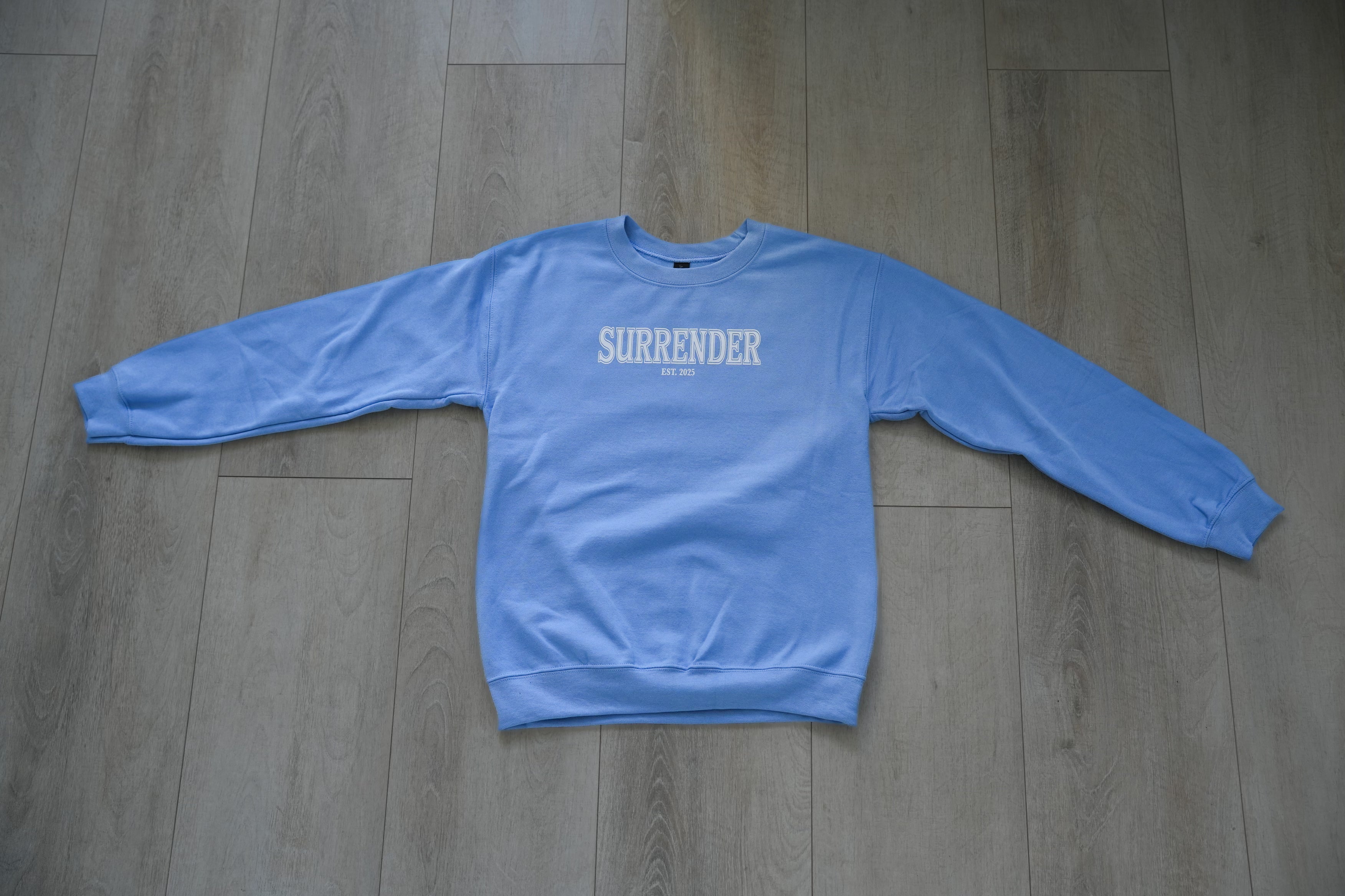 SURRENDER CREWNECK - CAROLINA BLUE