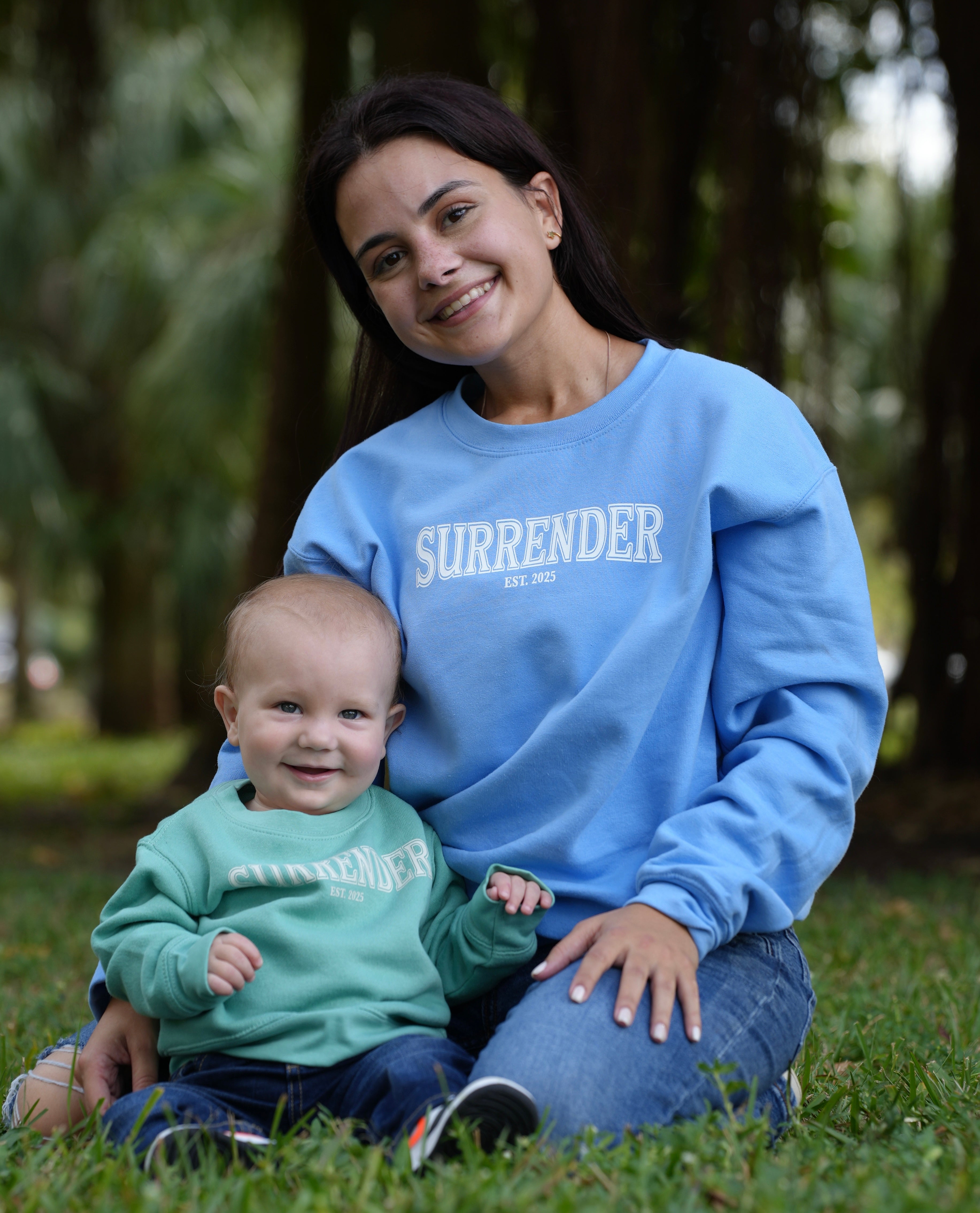 TODDLER SURRENDER CREWNECK - CHILL