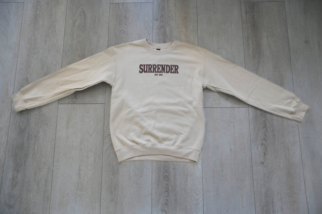 SURRENDER CREWNECK - TAN