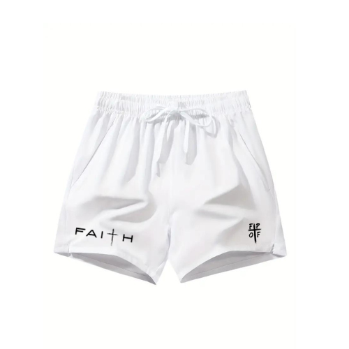 ACTIVEWEAR SHORTS - WHITE